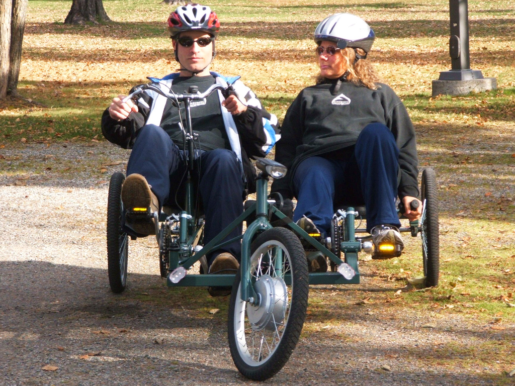 Sociable Tandem Trike - electric hubmotor